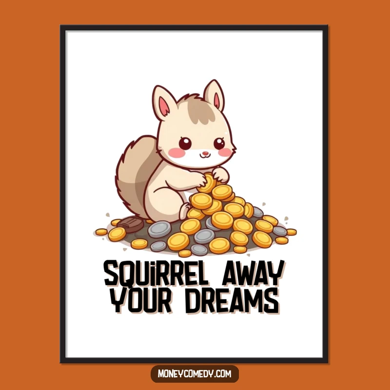 Free Printable Squirrel Wall Art: Cute Saver Funny Downloadable Decor for Cozy Nooks